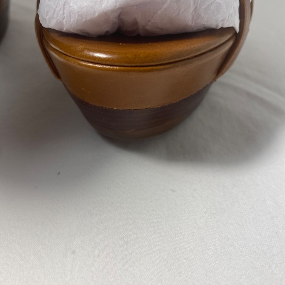 Michael by Michael Kors Sandals leather, sz 7.5, col Luggage, High heels - Picture 5 of 10